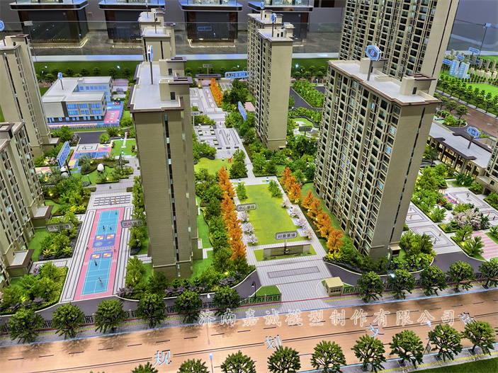  濟南建筑模型